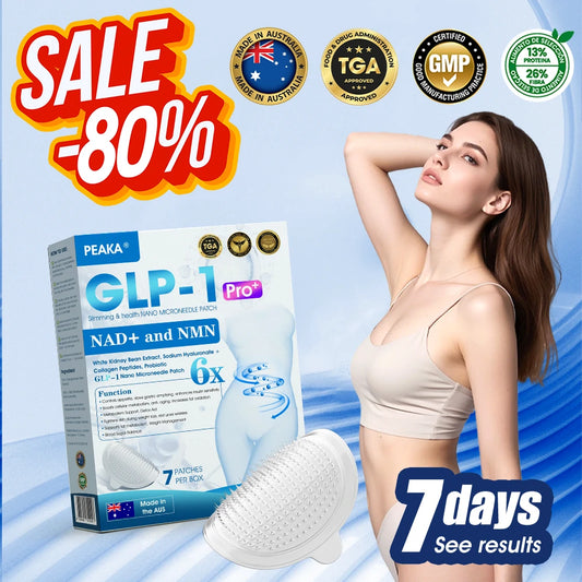 【Last Day Promotion 80% OFF🥇】PEAKA® GLP-1 & NAD+ Slimming & health NANO MICRONEEDLE PATCH (Zero Pain. 24/7 Release | Lose 20lbs FAST | 90% Sugar Drop | )👨‍⚕️