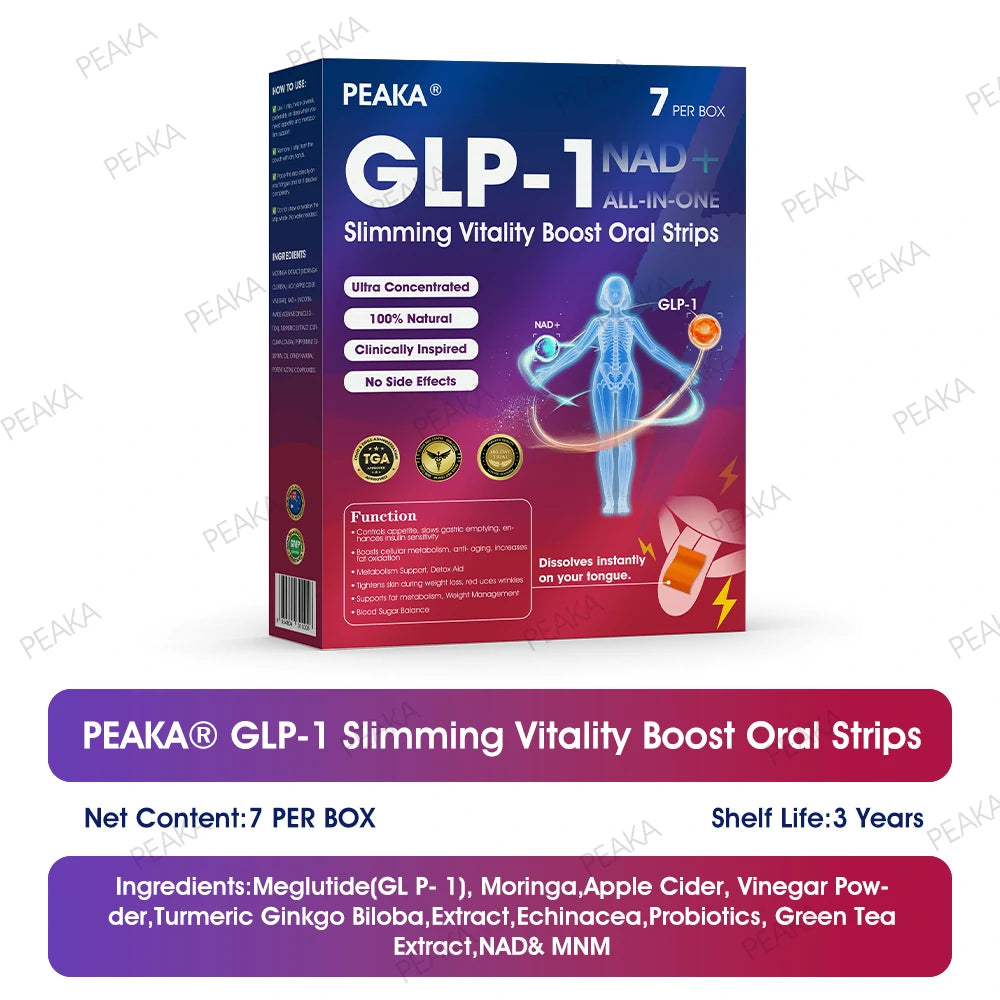 𝑂𝑓𝑓𝑖𝑐𝑖𝑎𝑙 𝑆𝑡𝑜𝑟𝑒 | PEAKA® GLP‑1 Slimming Vitality Boost Oral Strips 👩‍⚕️🥇(Just once a week, visible changes in 7 days ✅ For obesity, cardiovascular health, diabetes, sleep apnea, joint issues, and more)