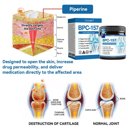 𝘾𝙧𝙤𝙖𝙞𝙚® BPC-157 Joint Healing Cream🦴Treats Arthritis, Neuropathy, Rheumatism, Sports Injuries & More🏆