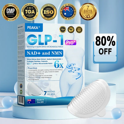 【Last Day Promotion 80% OFF🥇】PEAKA® GLP-1 & NAD+ Slimming & health NANO MICRONEEDLE PATCH (Zero Pain. 24/7 Release | Lose 20lbs FAST | 90% Sugar Drop | )👨‍⚕️