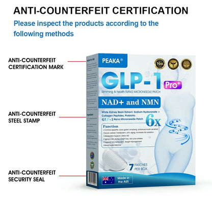 【Last Day Promotion 80% OFF🥇】PEAKA® GLP-1 & NAD+ Slimming & health NANO MICRONEEDLE PATCH (Zero Pain. 24/7 Release | Lose 20lbs FAST | 90% Sugar Drop | )👨‍⚕️