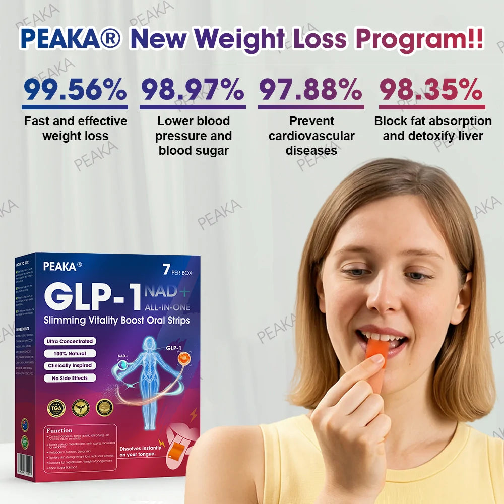 𝑂𝑓𝑓𝑖𝑐𝑖𝑎𝑙 𝑆𝑡𝑜𝑟𝑒 | PEAKA® GLP‑1 Slimming Vitality Boost Oral Strips 👩‍⚕️🥇(Just once a week, visible changes in 7 days ✅ For obesity, cardiovascular health, diabetes, sleep apnea, joint issues, and more)