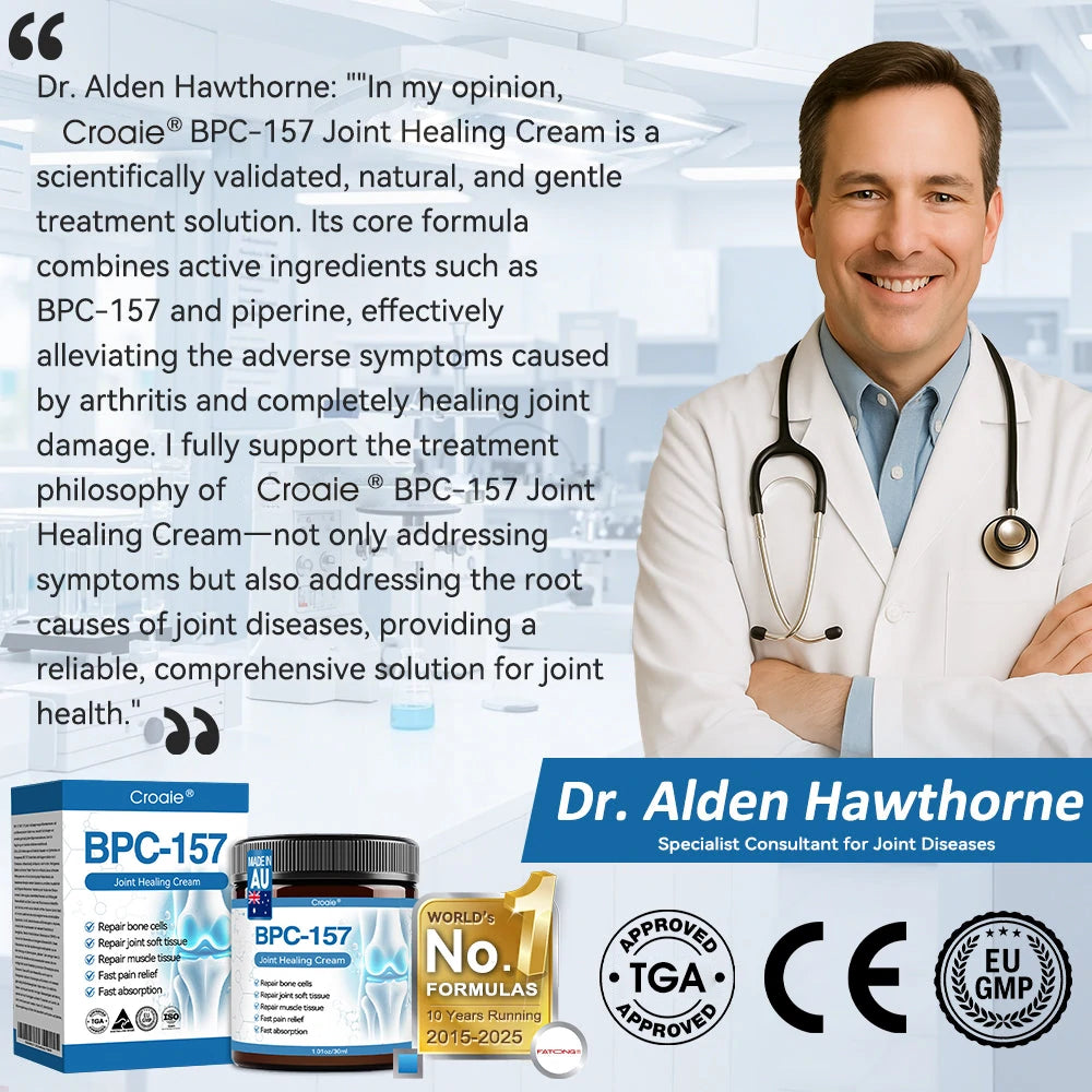 𝘾𝙧𝙤𝙖𝙞𝙚® BPC-157 Joint Healing Cream🦴Treats Arthritis, Neuropathy, Rheumatism, Sports Injuries & More🏆